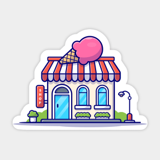 Ice Cream Shop Sticker